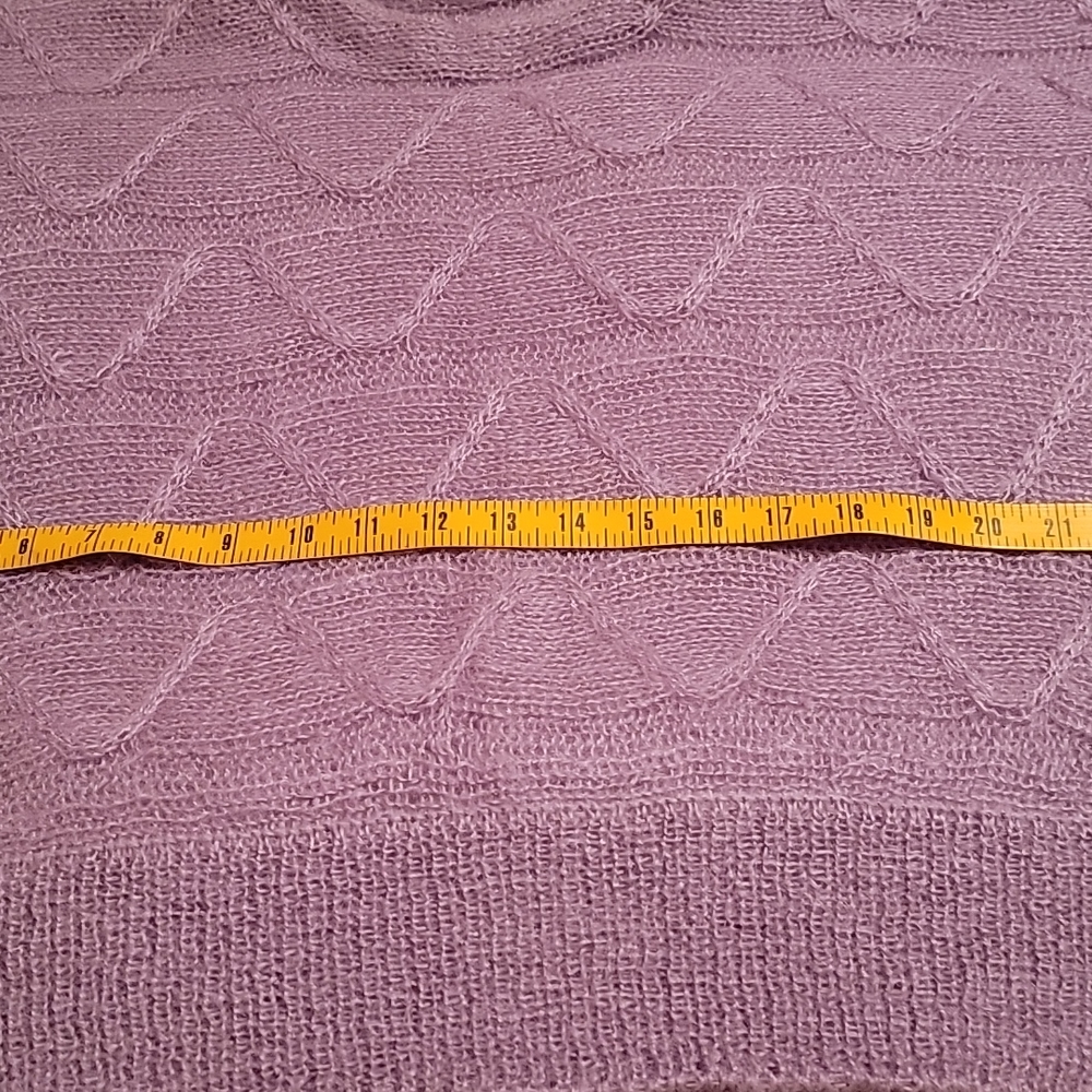 Vintage 1980th mohair knit sweater size Large. - Picture 12 of 12